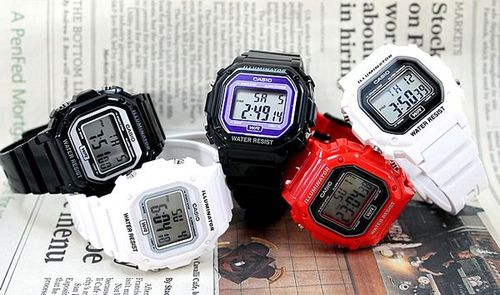 casio卡西欧f-108whc-7b复古电子表男女中性小方块手表 f108wh-7a