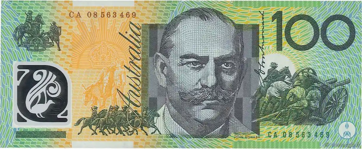 100 dollars australia 2008 p.61a