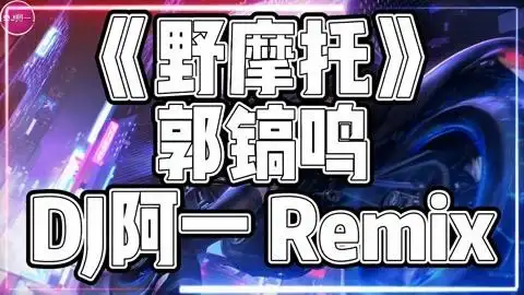 dj音乐《野摩托》郭镐鸣抖音火爆热播国语嗨曲 超好听dj阿一remix