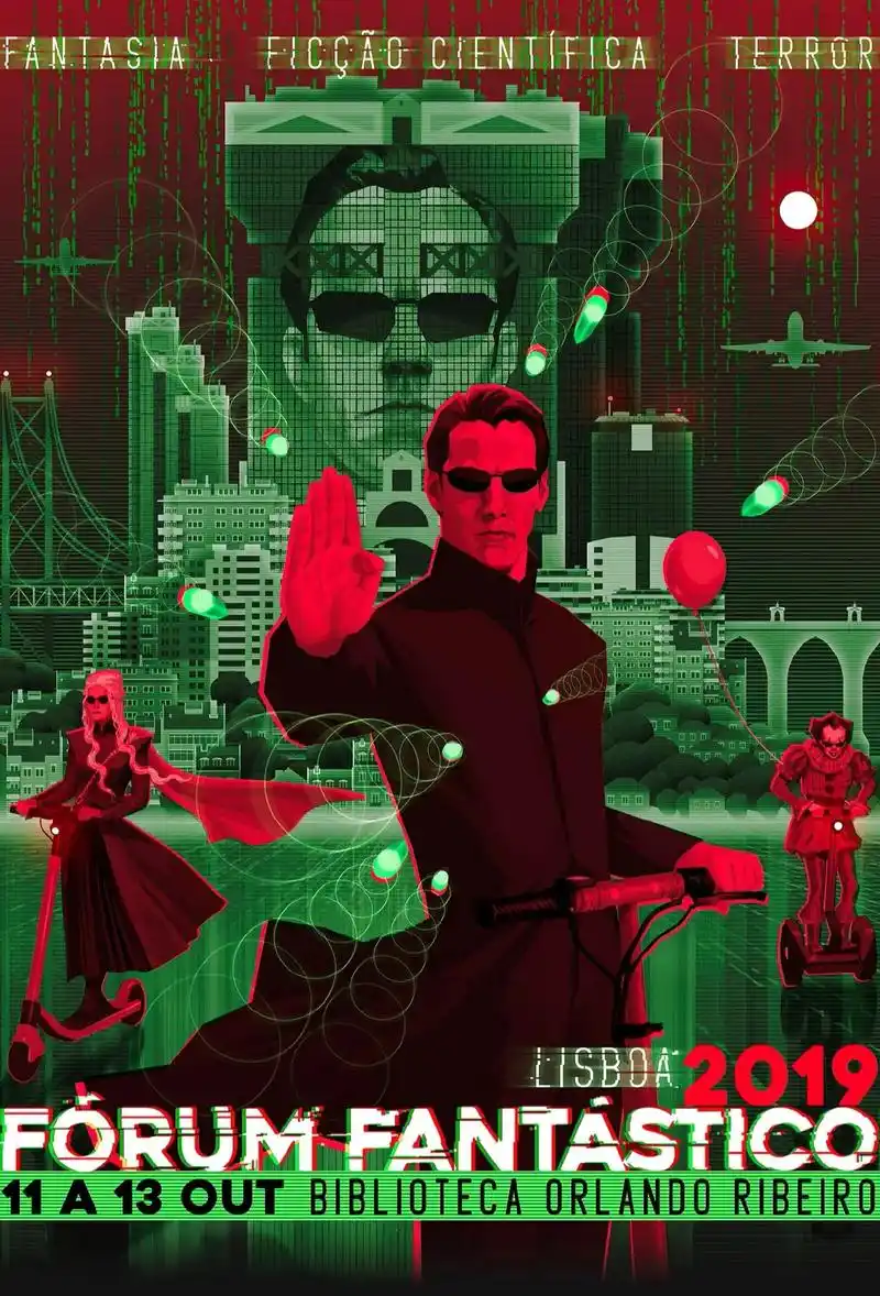 黑客帝国海报插画壁纸设计