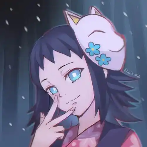 真菰raizone的鬼灭之刃插画图片