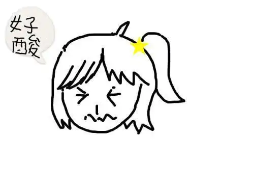 酸甜苦辣四种表情图简笔画型