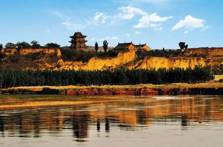 秋风起兮白云飞运城万荣秋风楼