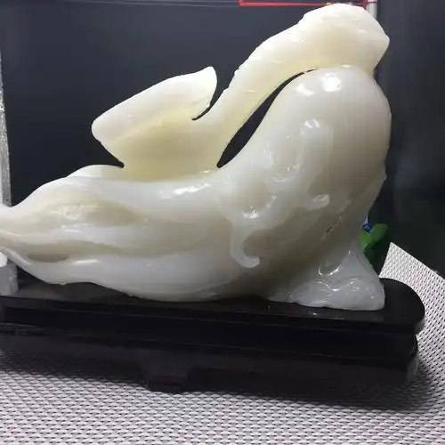 阿富汗白玉批发批发手工雕刻批发白玉石家庭摆件人生如意客厅摆件