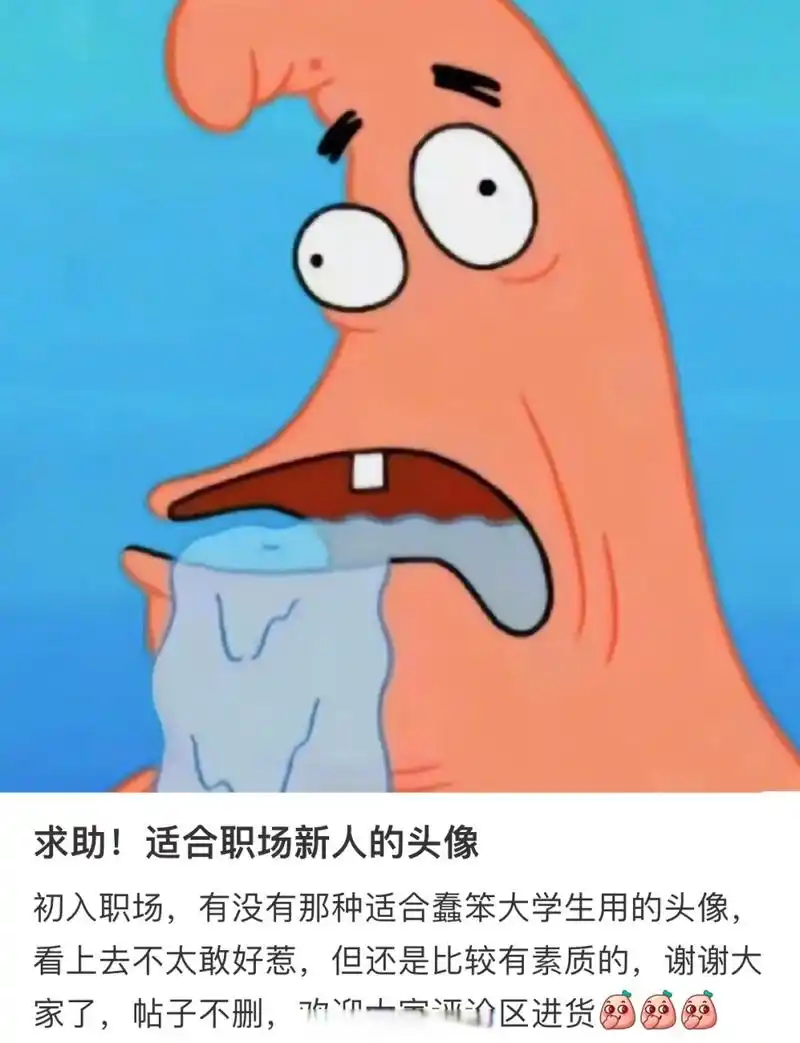 有没有一看就是职场新人的头像