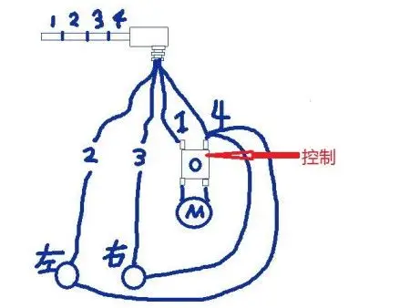 有谁知道耳机线头这四根线怎么接自制的喇叭