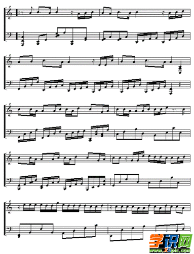 周杰伦威廉古堡钢琴谱