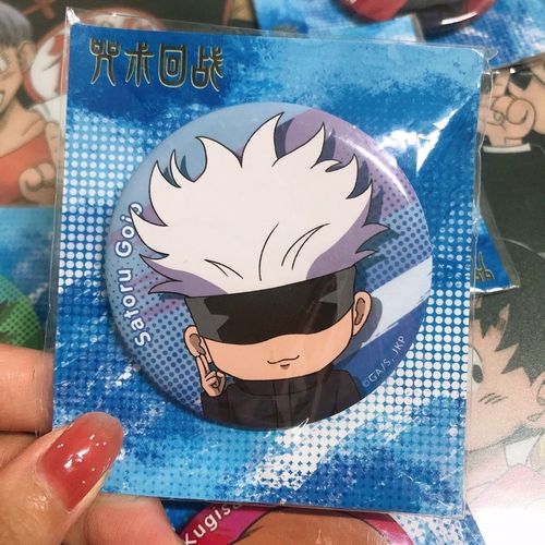 【官谷】咒术回战q版正版马口铁徽章吧唧五条悟伏黑慧钉崎野蔷薇【60