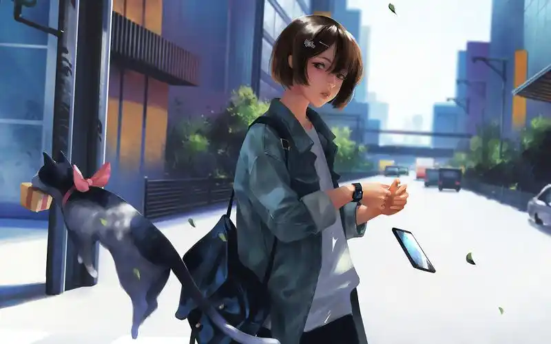 动漫美女二次元图片桌面壁纸