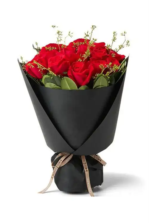 七夕节情人节11支19朵红玫瑰鲜花花束北京上海广州深圳同城送