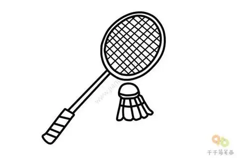 羽毛球拍简笔画羽毛球拍简笔画图片