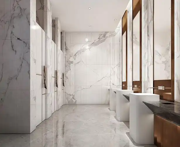 写字办公楼洗手间装修设计效果图