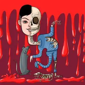 松菇原创写实风手绘山货商业插画