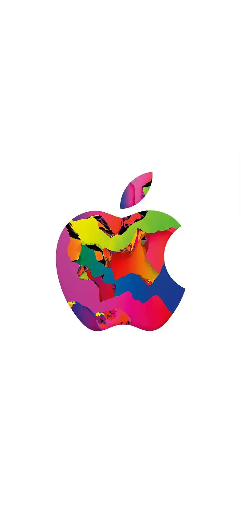 多彩壁纸663期|一组彩色apple壁纸 高清壁纸无水印