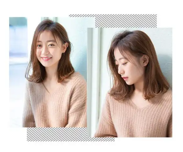 今年流行的中长发发型,层次修剪 微卷,时髦显瘦