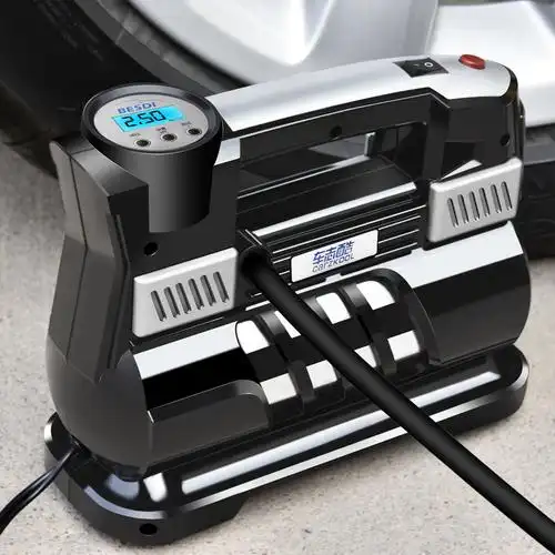 12v车载充气泵 双缸汽车打气泵￥优质的全铜永磁电机,可以做到永不烧