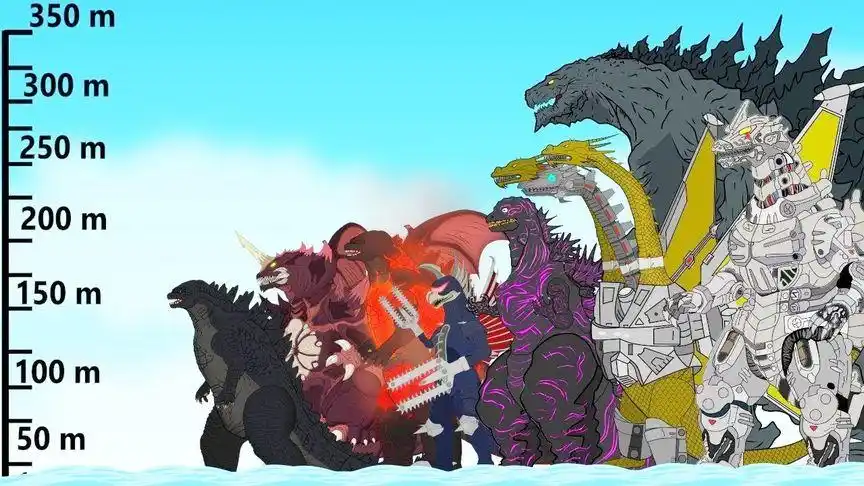 哥斯拉身高进化史