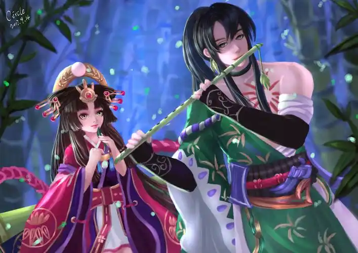 p站美图画师分享阴阳师辉夜姬各类cp型第八期