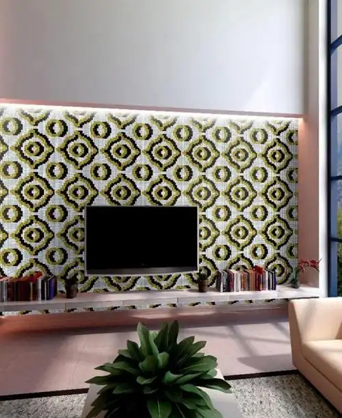 宁夏商品房电视背景墙马赛克拼图,剪画,酒店餐厅背景墙