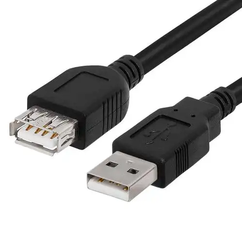 usb 2.0 a male to a female extension cable - 15 feet black