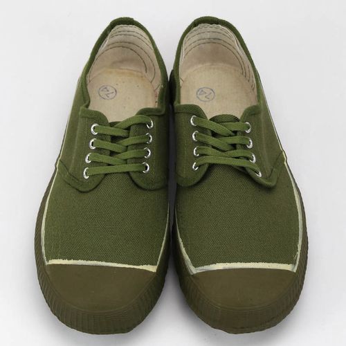 《解放鞋3517牌子低帮军训工地劳保防滑耐磨夏天军鞋帆布黄胶鞋 3517