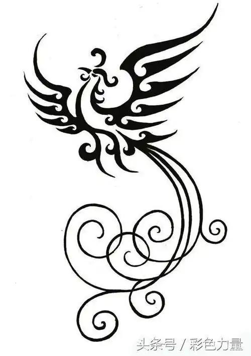 优美的凤凰图腾