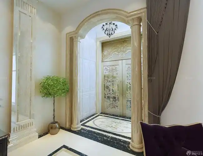 门前柱子的木工装修_门柱子装修效果图_装修 柱子