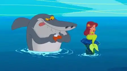 鲨鱼哥和美人鱼:鲨鱼哥把大黄狗当成溜溜球,好厉害