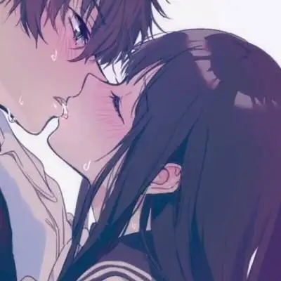 动漫亲吻 想和哥哥用的情头._情侣头像_我要个性网