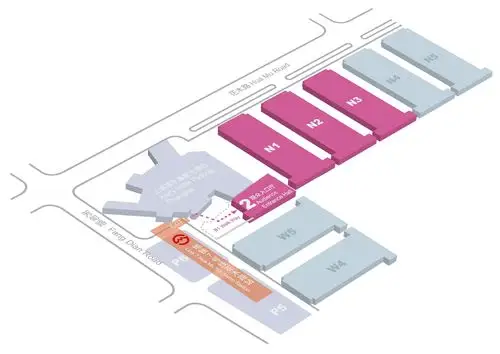 展位平面图 - tech g