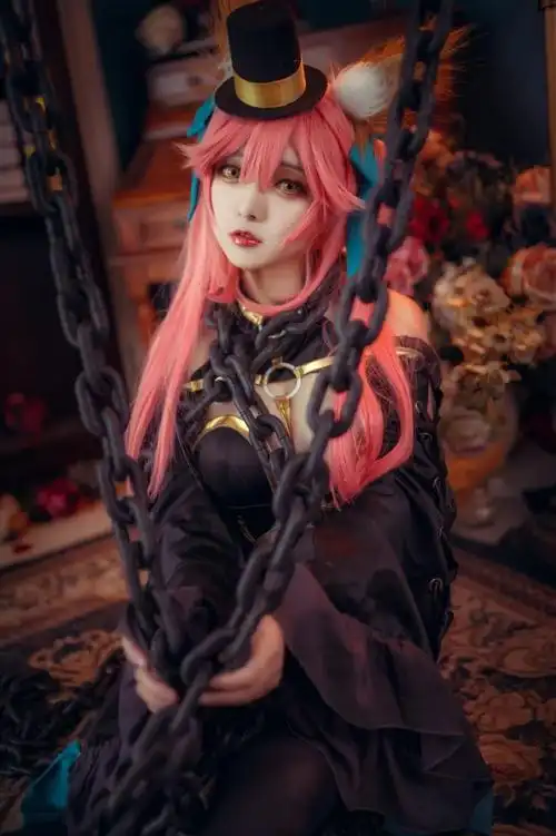 小狐狸玉藻前浴衣贞德cosplay美人成双深不可测