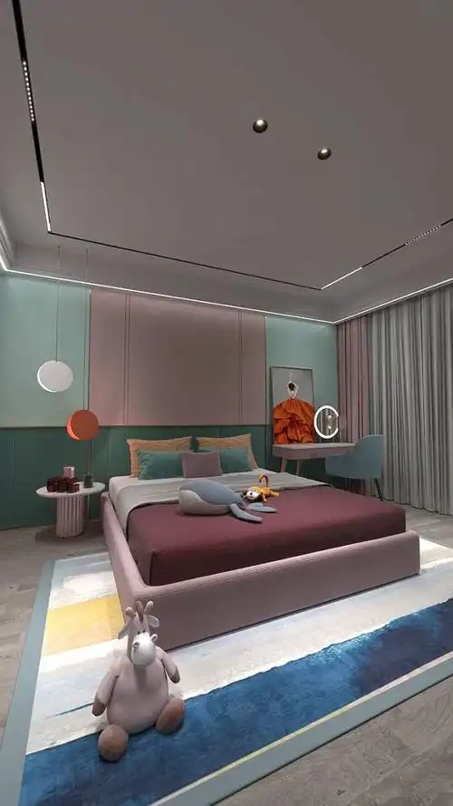 儿童房也可以做无主灯,这样它不香吗?