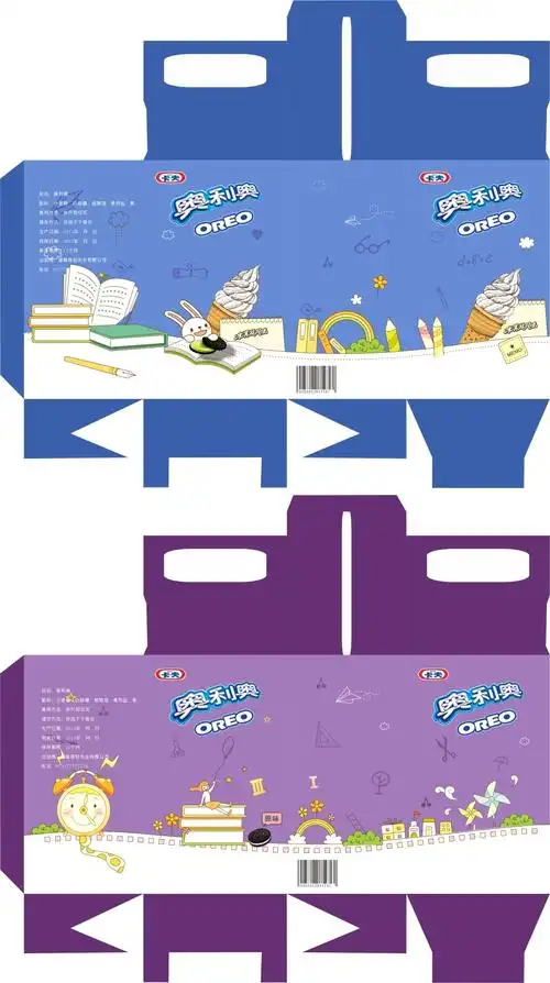 奥利奥卡通包装设计