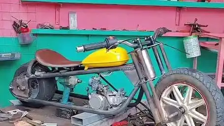 自制小哈雷摩托车