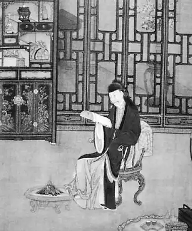 雍正围炉读书图  故宫博物院藏