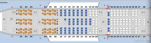 > 请问波音787 经济舱选哪个位置好?