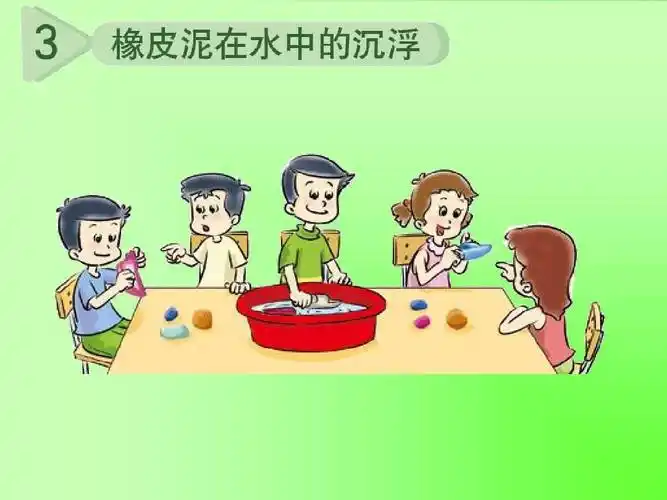 一次有趣的科学实验:橡皮泥在水中的沉浮