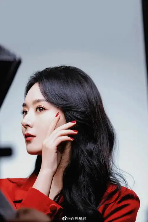 赵丽颖西装高冷感##赵丽颖和红色好配##ootd星向标
