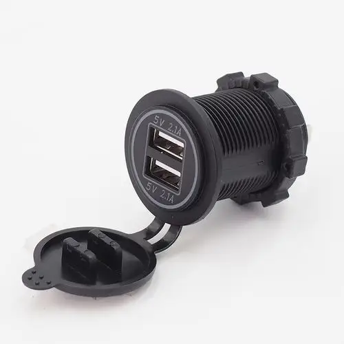 亚马逊高品质rv房车usb插座qc智能快充汽车改装点烟器厂家直销