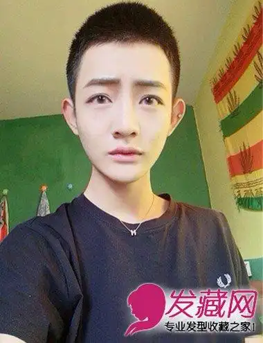 【图】2015男生必学潮流发型 卡尺头是圆寸头发型(6)_男生脸型与发型
