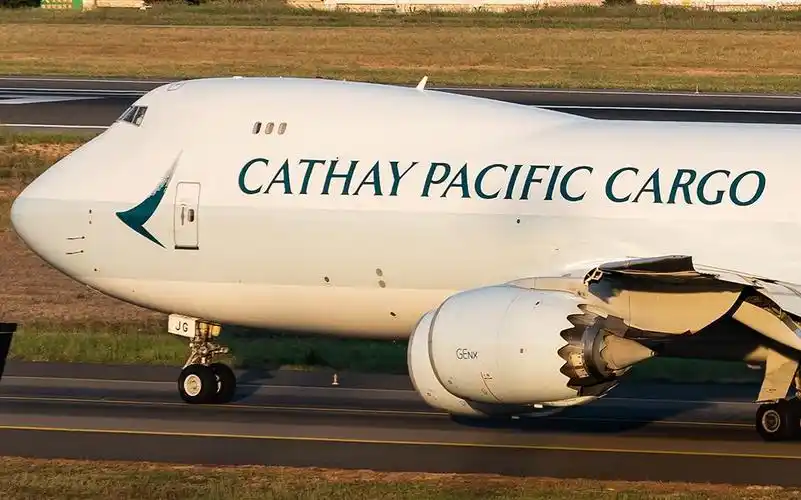 【andyspotter】4k/60fps 国泰航空货运波音747-400f(er)在厦门高崎