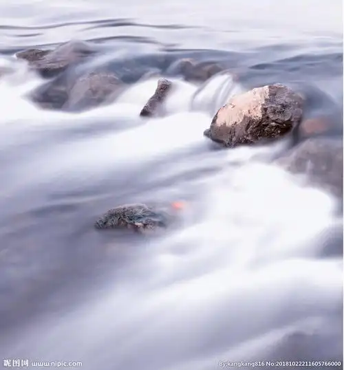 流动的河水图片