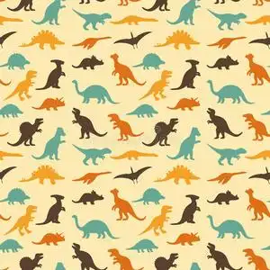 复古恐龙图案照片