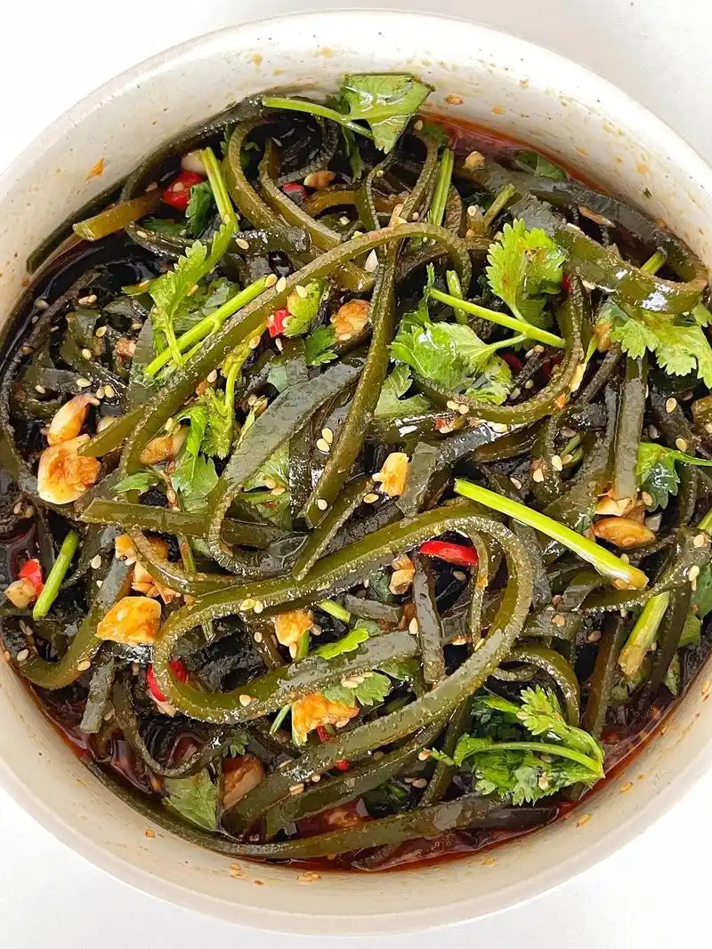 可以开店的凉拌海带丝配方!酸辣爽脆好吃.