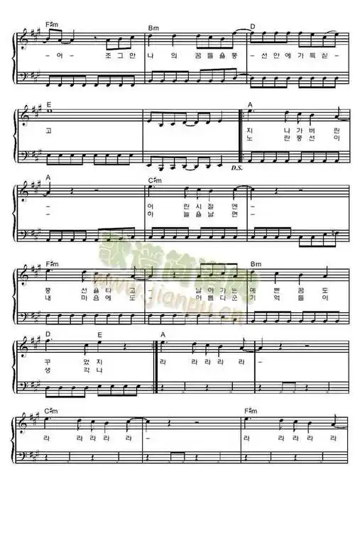 气球 歌谱简谱网