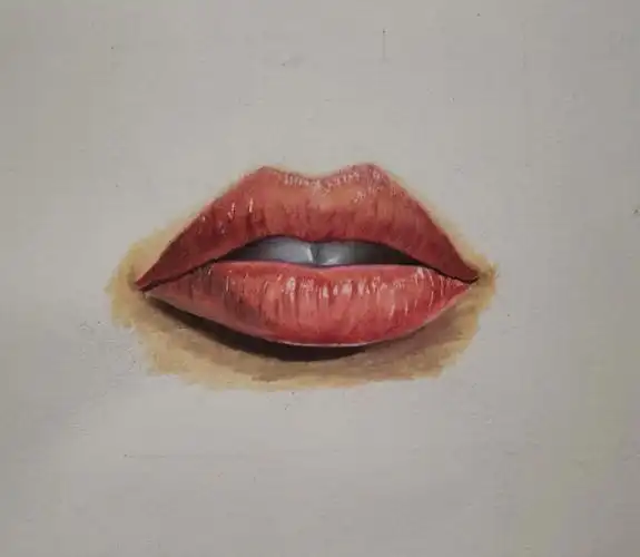 彩铅人物篇之嘴巴