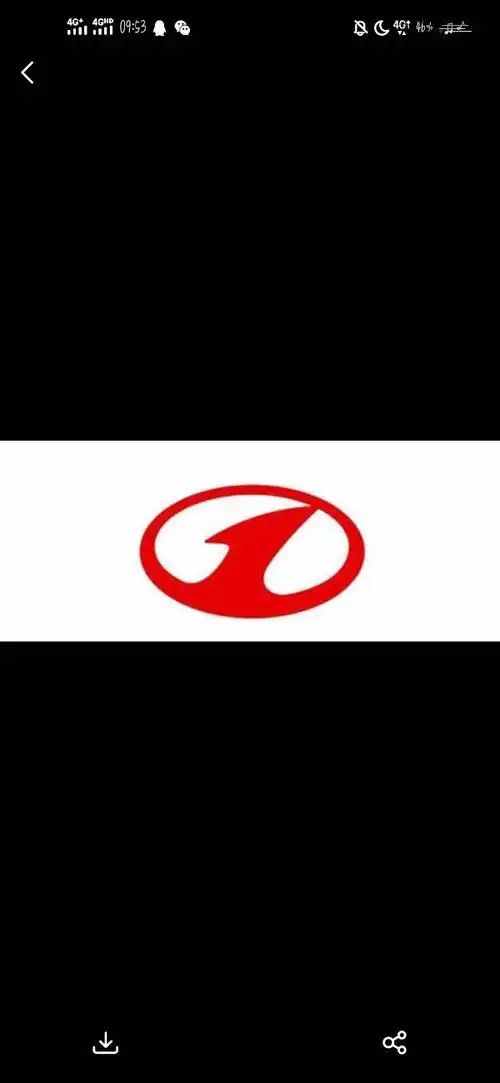 请问一下有没有一汽奔腾车标的尺寸,要用cad软件画一个,但不知道圆弧