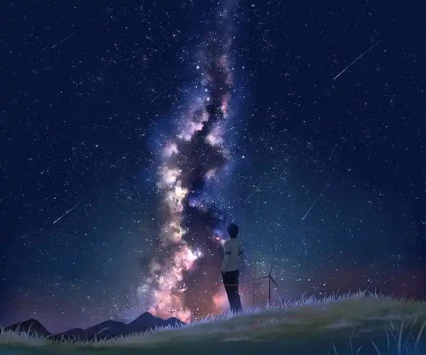 一对星空情侣头像 - 抖音