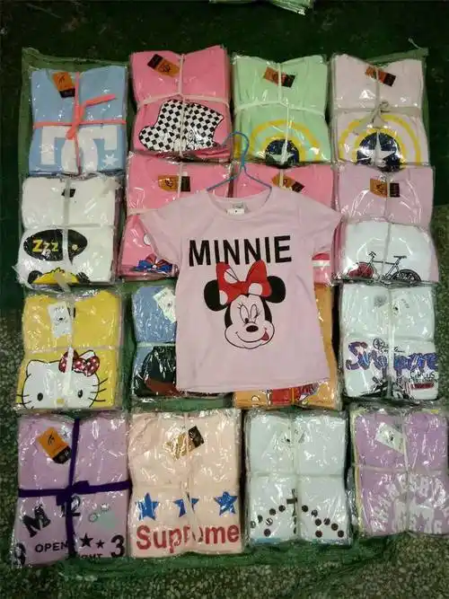 斤称甩童装t恤农村两元服装店怎么开******童装大量便宜2元3元地摊t恤