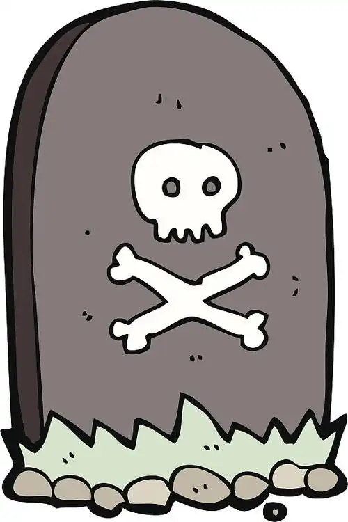 卡通的坟墓图片下载